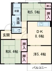 フレグランス早竹Aの間取り画像