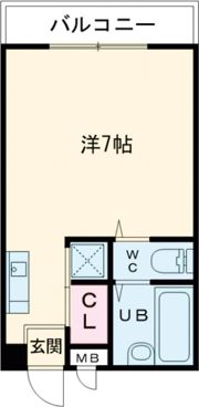 プレジール有瀬の間取り画像