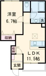 ハッピーヒルの間取り画像