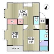 シャトーサオトメ3号の間取り画像