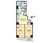 ライオンズマンション浅草言問橋の間取り画像