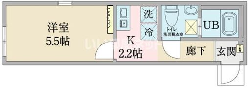 ビューラー鹿島田の間取り画像