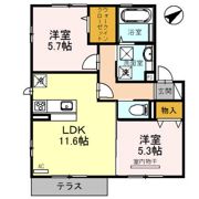 セジュールKの間取り画像