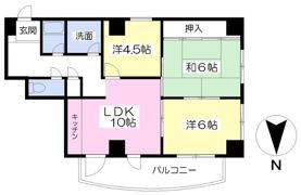 シェール道後の間取り画像