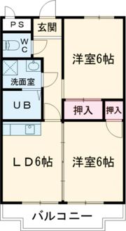 クレール壱番館の間取り画像