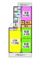 エクセレント・フジの間取り画像