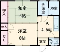 ヴューテラスⅠの間取り画像