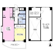 ボヌール小倉の間取り画像