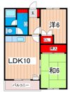 フラット大沼の間取り画像