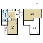 フローラ筥松の間取り画像