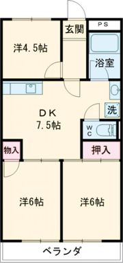 マンションメルヘンの間取り画像