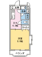 プリムヴェールの間取り画像