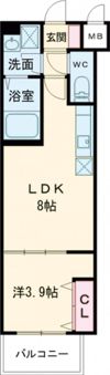 D porta arcobalenoの間取り画像