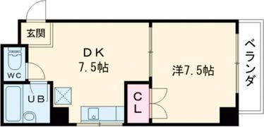 メゾン名城の間取り画像