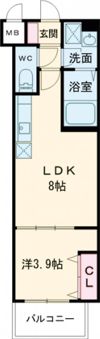 D porta arcobalenoの間取り画像
