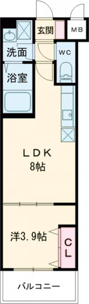 D porta arcobalenoの間取り画像