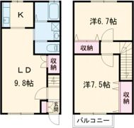 アジュールの間取り画像