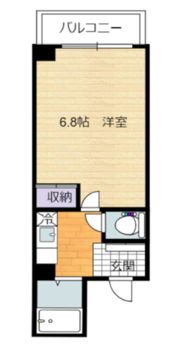 プルメリア南観音の間取り画像