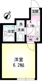 イルミナハイムの間取り画像