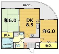 リーブルショーザンの間取り画像