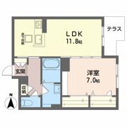 ボニティート江坂の間取り画像