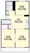 ドミール野田A棟の間取り画像