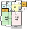 ファウンテン Bの間取り画像