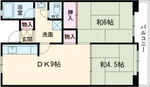 佐野湊団地1号棟の間取り画像