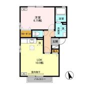 ベルネージュ A/Bの間取り画像