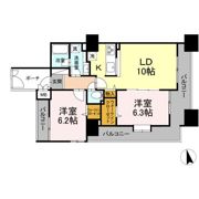 フルーリー府中の間取り画像