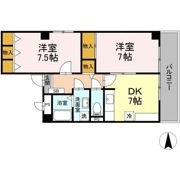 ロイメント名駅の間取り画像