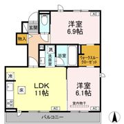 アトールテラス辻町の間取り画像
