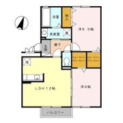 リビングタウン荒池 Bの間取り画像