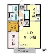 ラフレシール A棟の間取り画像