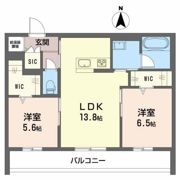 クオリスタ新横江の間取り画像