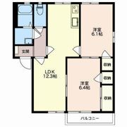 パークヒルズ Cの間取り画像