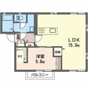宮ノ脇ハイツ Aの間取り画像