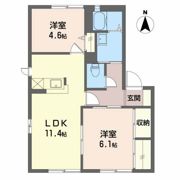 バリュージュ桜堤 Bの間取り画像