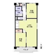 コーポ南野の間取り画像