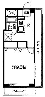 N・S FIVE東久留米の間取り画像