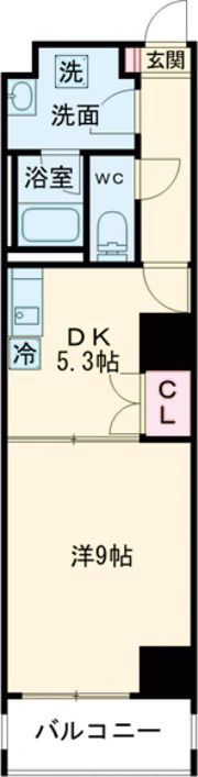 レジディア東桜の間取り画像