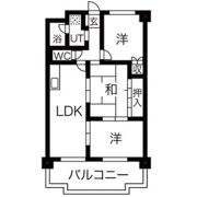 アイカピア植田の間取り画像