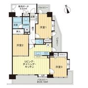 ライオンズガーデン府中本町の間取り画像