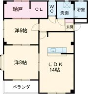 ハイエストFujinamiの間取り画像