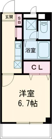 アンプルール フェール 寿の間取り画像