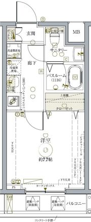 クレヴィスタ練馬武蔵関の間取り画像