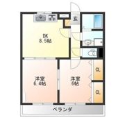 ブレインマンション戸祭の間取り画像
