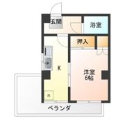 宇都宮ハイツの間取り画像