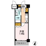 カスタリア武蔵小杉の間取り画像
