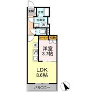 リヴェール八乙女Ⅱの間取り画像